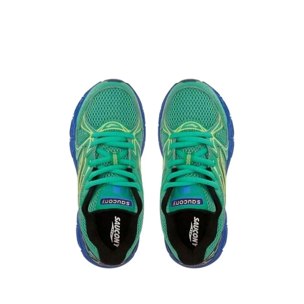 Saucony Ride Millennium KDZ Green Blue Unisex Kids Size 5 Running Shoes  NEW